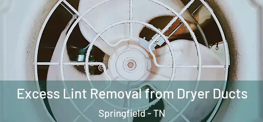 Excess Lint Removal from Dryer Ducts Springfield - TN